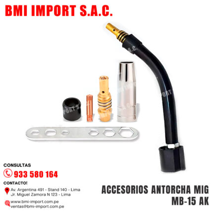 ACCESORIOS ANTORCHA MIG MB-15 AK
