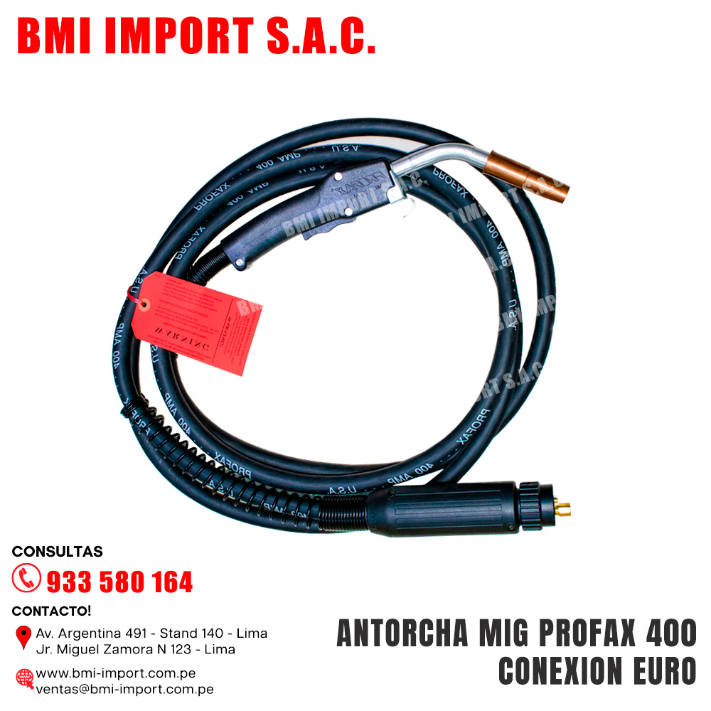 ANTORCHA MIG PROFAX 400 CONEXION EURO ANTORCHA MIG PROFAX 400 CONEXION EURO