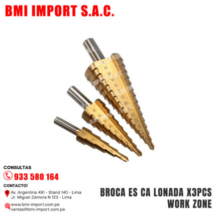 BROCA ES CA LONADA X3PCS WORK ZONE