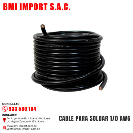 CABLE PARA SOLDAR 1/0 AWG