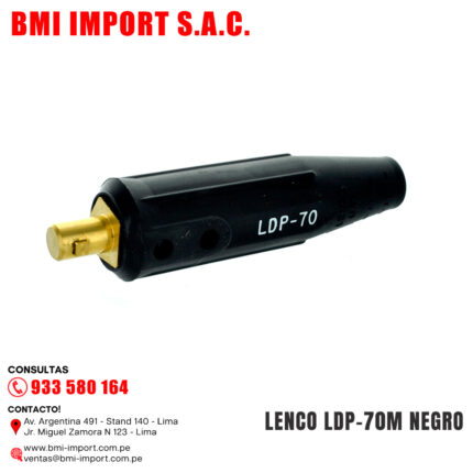 CONECTOR LENCO LDP-70M NEGRO