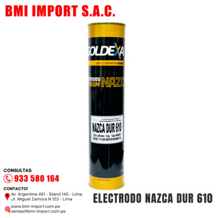 ELECTRODO NAZCA DUR 610