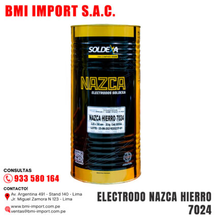 ELECTRODO NAZCA HIERRO 7024