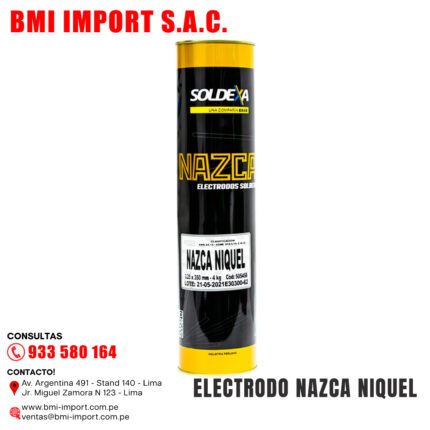 ELECTRODO NAZCA NIQUEL