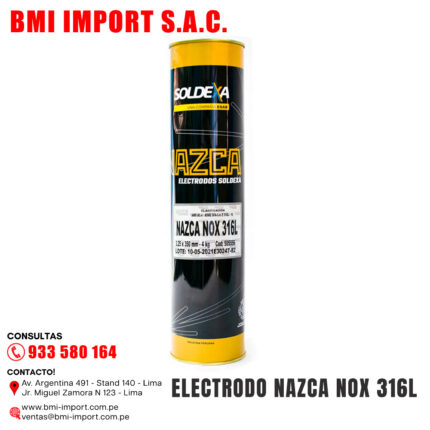 ELECTRODO NAZCA NOX 316L