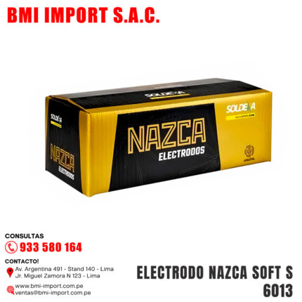 ELECTRODO NAZCA SOFT S 6013