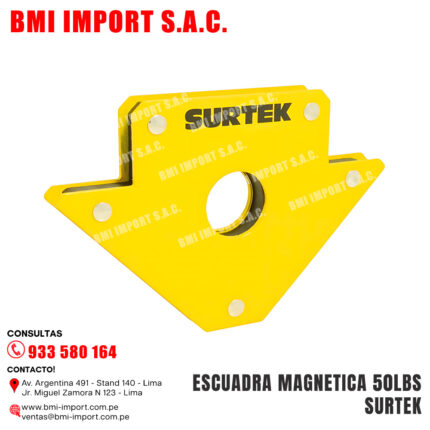 ESCUADRA MAGNETICA 50LBS SURTEK