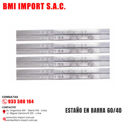 ESTAÑO EN BARRA 60/40