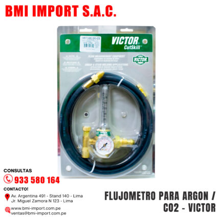 FLUJOMETRO PARA ARGON / CO2 – VICTOR