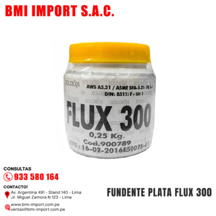 FUNDENTE PLATA FLUX 300