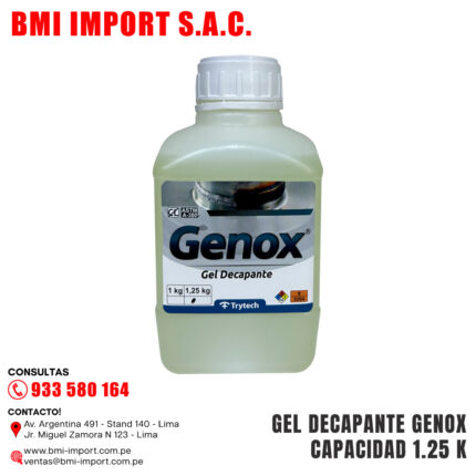 GEL DECAPANTE GENOX CAPACIDAD 1.25 K