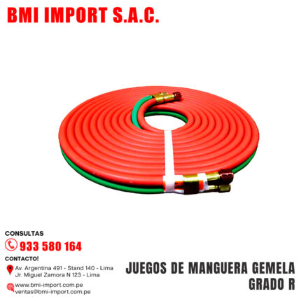 JUEGOS DE MANGUERA GEMELA GRADO R