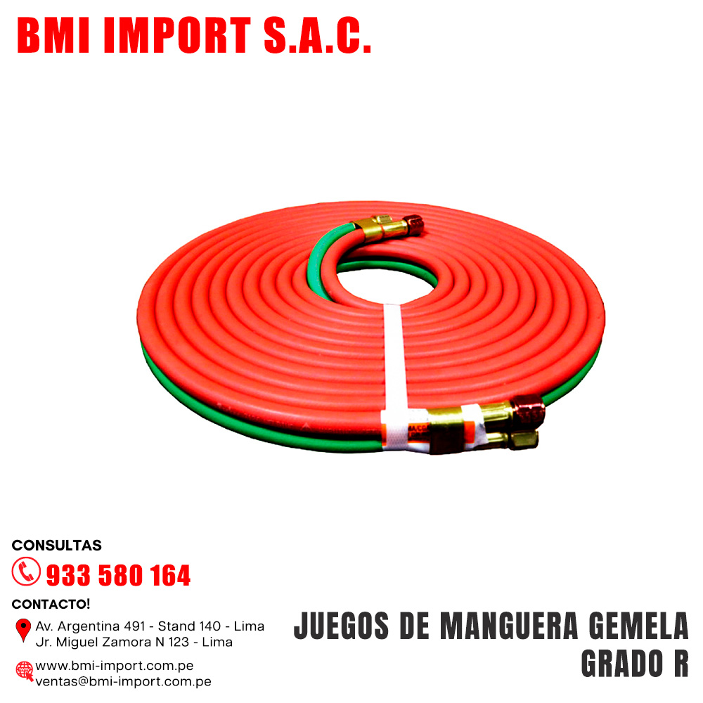 JUEGOS DE MANGUERA GEMELA GRADO R JUEGOS DE MANGUERA GEMELA GRADO R