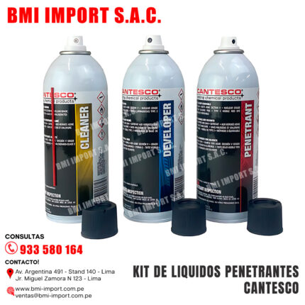KIT DE LIQUIDOS PENETRANTES CANTESCO