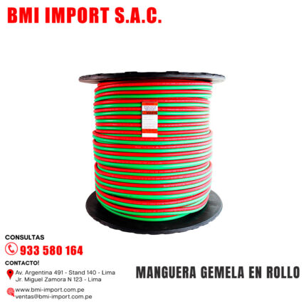 MANGUERA GEMELA EN ROLLO
