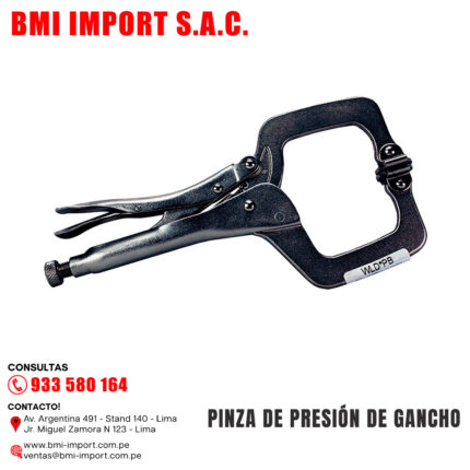 PINZA DE PRESIÓN DE GANCHO