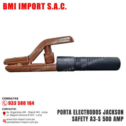 PORTA ELECTRODOS JACKSON SAFETY A3-S 500 AMP