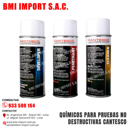 QUÍMICOS PARA PRUEBAS NO DESTRUCTIVAS CANTESCO