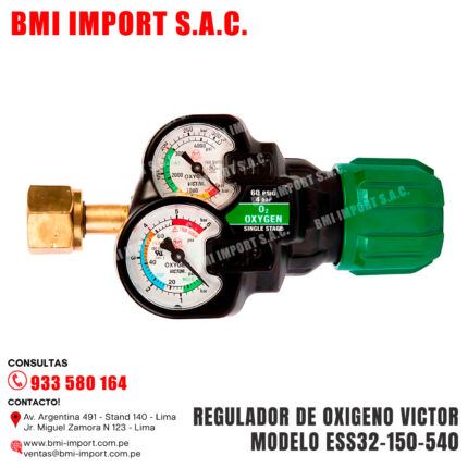 REGULADOR DE OXIGENO VICTOR MODELO ESS32-150-540