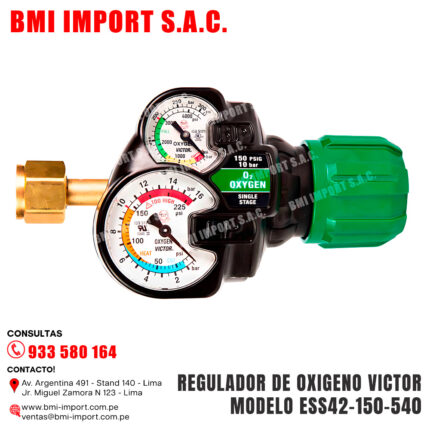 REGULADOR DE OXIGENO VICTOR MODELO ESS42-150-540