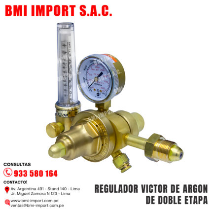 REGULADOR VICTOR DE ARGON DE DOBLE ETAPA