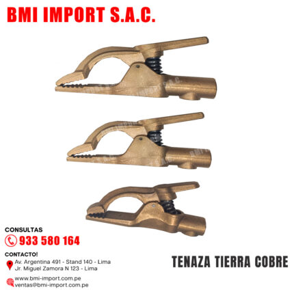 TENAZA TIERRA COBRE