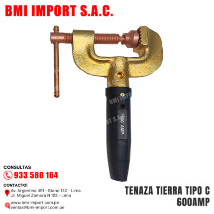 TENAZA TIERRA TIPO C 600AMP