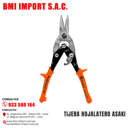 TIJERA HOJALATERO ASAKI