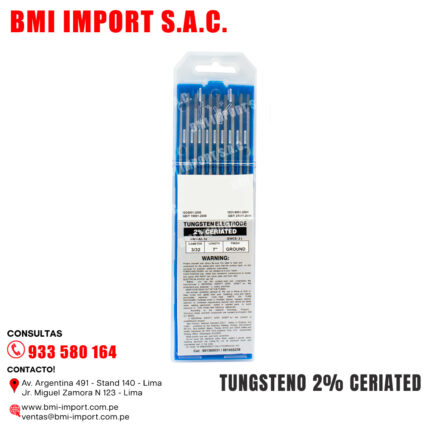 TUNGSTENO 2% CERIATED