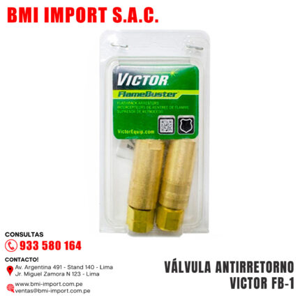 VÁLVULA ANTIRRETORNO VICTOR FB-1