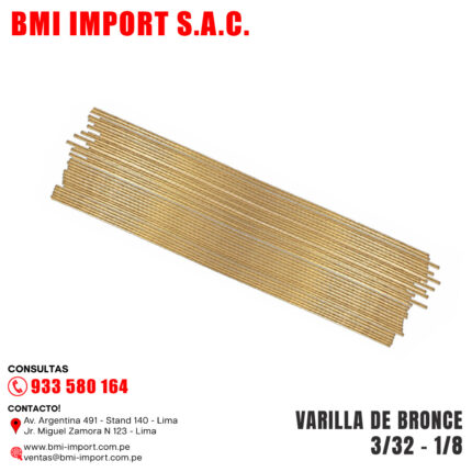 VARILLA DE BRONCE 3/32 – 1/8