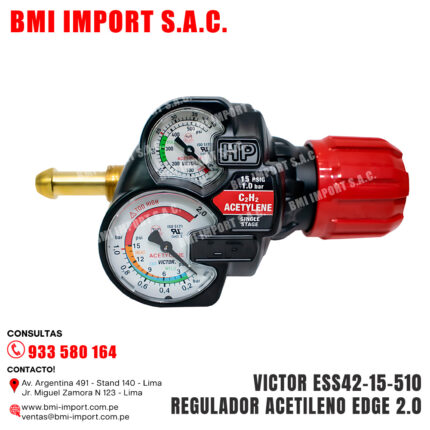 VICTOR ESS42-15-510 REGULADOR ACETILENO EDGE 2.0